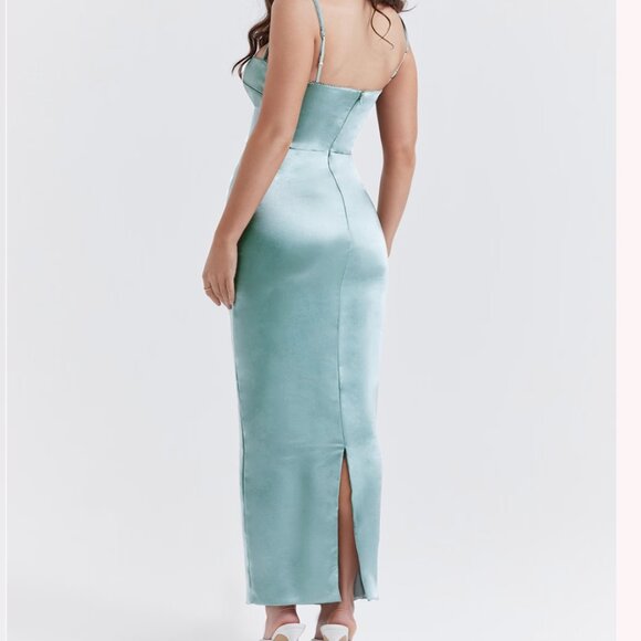 House of CB Costanza Light Jade Maxi Dress - Picture 2 of 6
